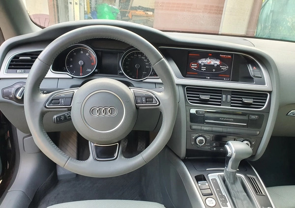 Audi A5 cena 72600 przebieg: 148000, rok produkcji 2015 z Piastów małe 106